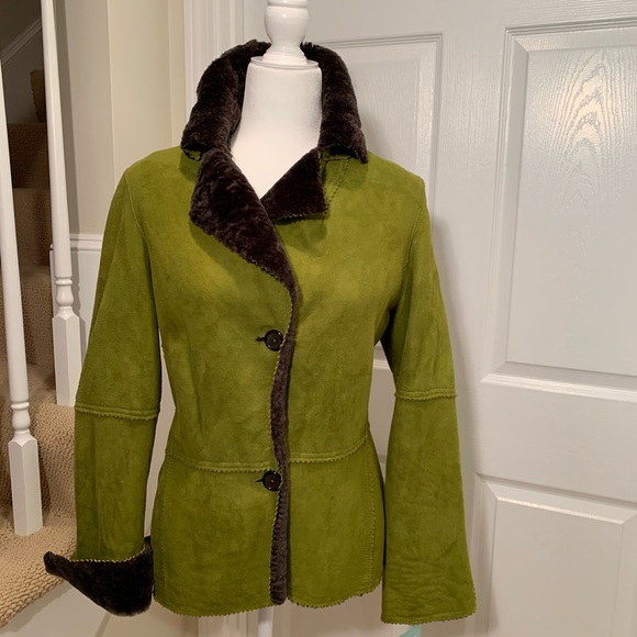 NWT suede/shearling jacket. Ultimate butter soft!